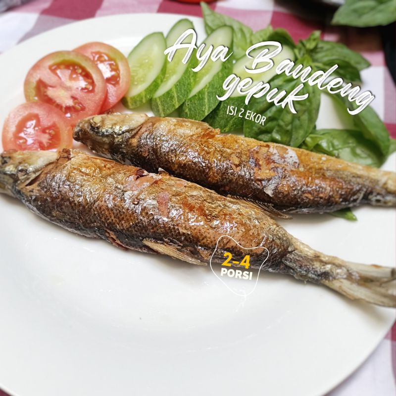 AYA Bandeng Gepuk isi 2 ekor Noor food Bandeng Gepuk / Otak-otak Bandeng / Ikan Bandeng tanpa duri / Gepuk Bandeng / Bandeng gepuk losari