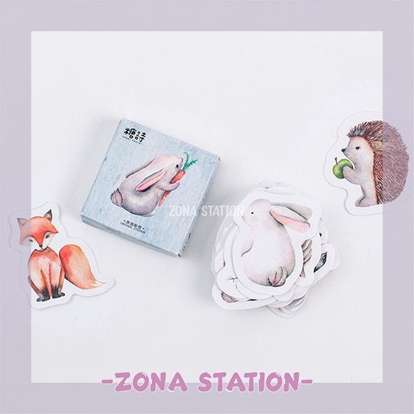 

[ZS] 45 PCS / Sticker Animal Forest Decorating Journaling Scrapbook