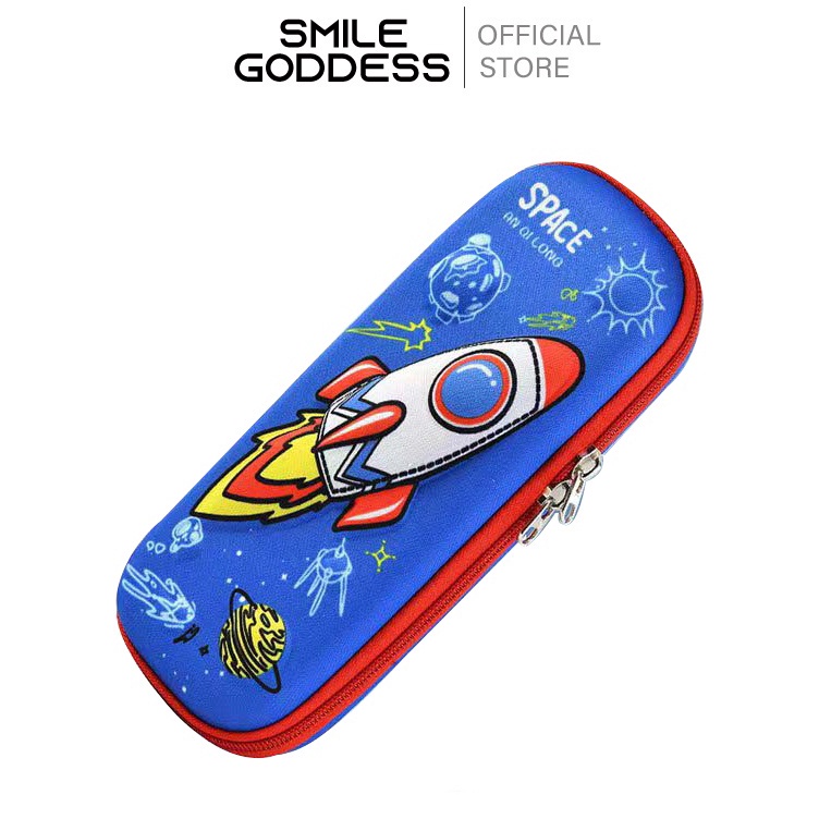 

ART O55Y Smile goddess Kotak Pena Kotak Alat Tulis Anakanak Kotak Pensil Multifungsi T261