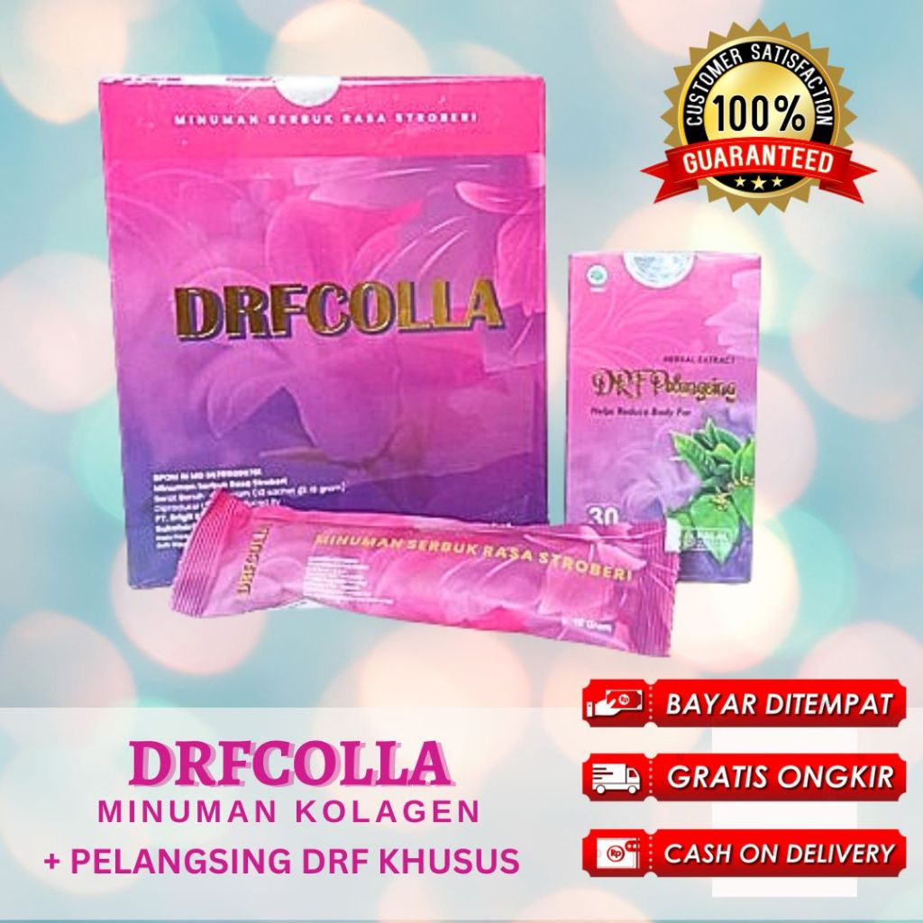 [Bundling] DRFCOLLA + DRF Pelangsing Khusus PAKET Kombo Mix DRF Pelangsing DRF Kolagen