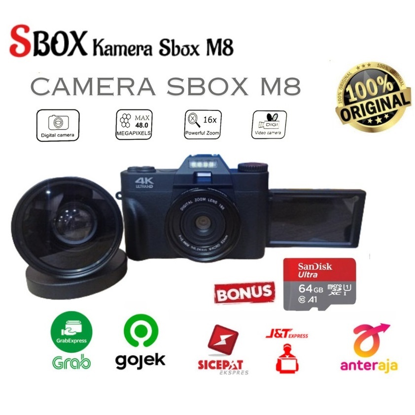 Sbox M8 Kamera Digital Sbox M8 camera Sbox M8 Original