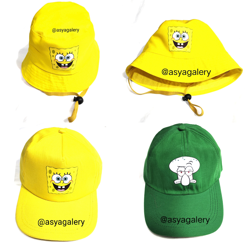 Topi Anak Spongebob Squarepant/Bucket Spongebob