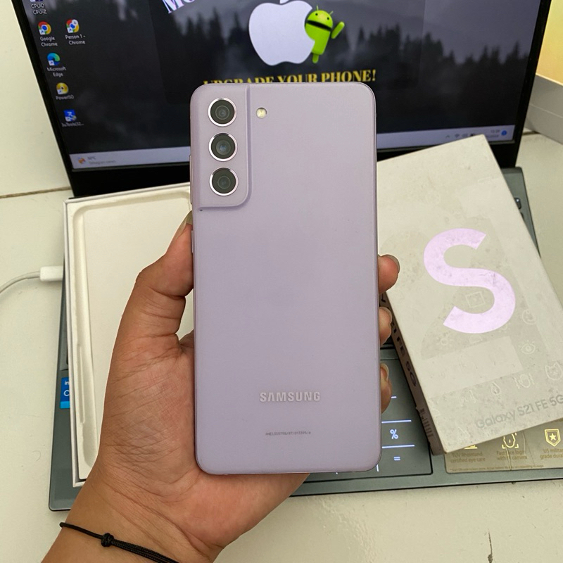 Samsung Galaxy S21 FE 8/256 Warna Lavender Second Garansi Resmi