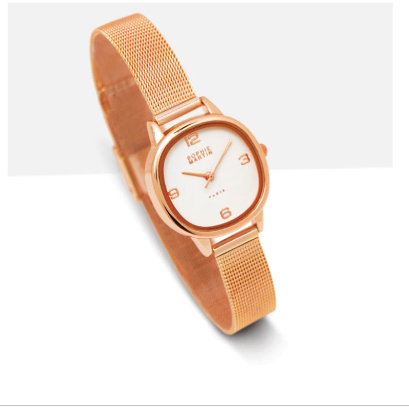 jam tangan wanita sophie martin paris original jam fashion wanita jam evelin rose gold terbaru disko