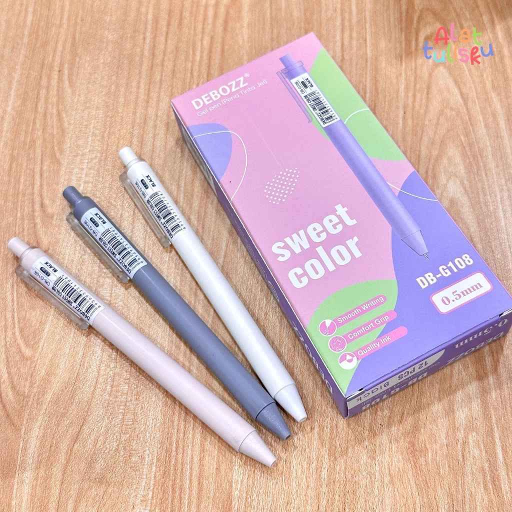 

Pulpen Gelpen Aesthetic Warna Pastel Tinta 0,5mm