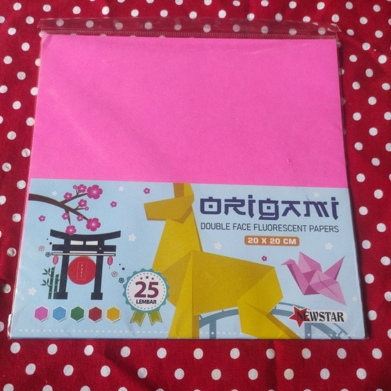 

origami 20 x 20 isi 25lembar