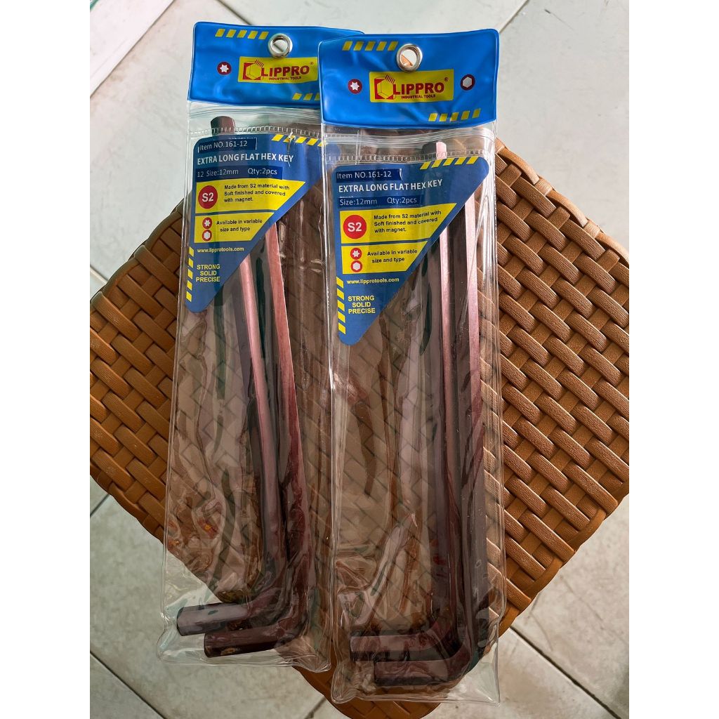 Kunci L Panjang 12mm Extra Long - Lippro