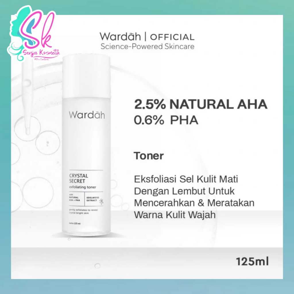 WARDAH Crystal Secret Exfoliating Toner / White Secret Exfoliating Lotion
