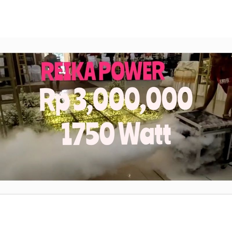 Alat Mesin Asap Dry Ice 1750 Watt + Hardcase