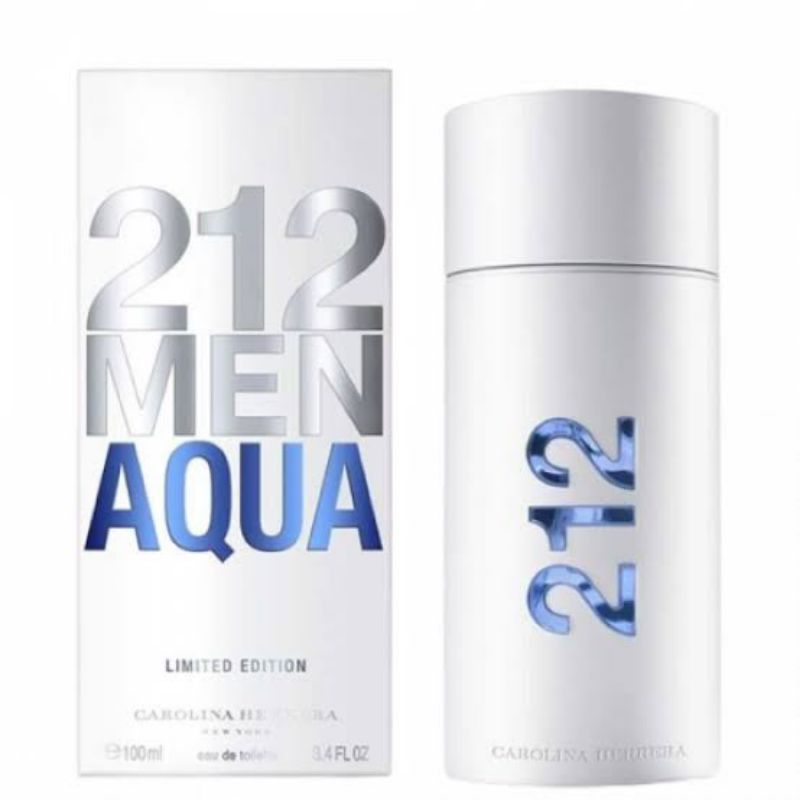 Parfum Pria CH 212 Aqua edt 100ml ORI EROPA (NON BOX)