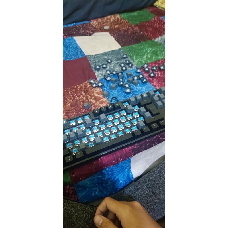 Keyboard Mechanical Fantech Atom TKL MK876-Blue Switch