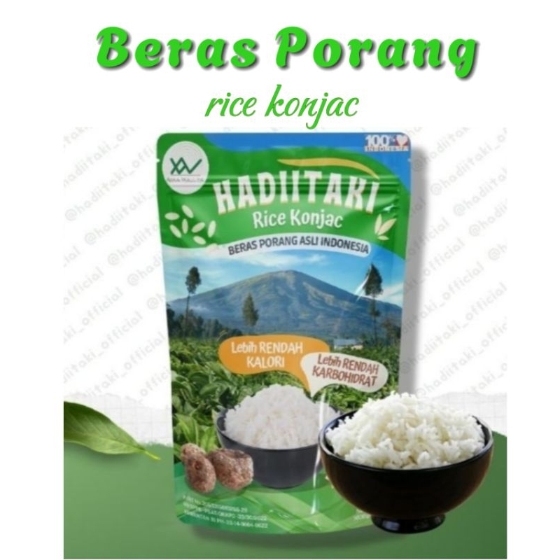 

Beras Porang HADIITAKI Pouch 1 Kg - Shirataki / Konjac Rice