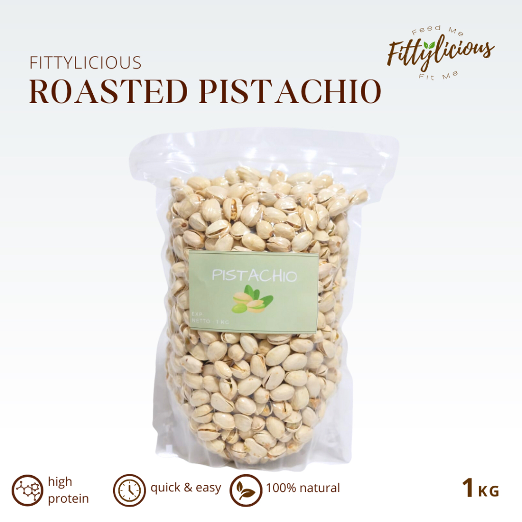 

Kacang Pistachio 1kg / Roasted Nuts / Kacang Fustuk