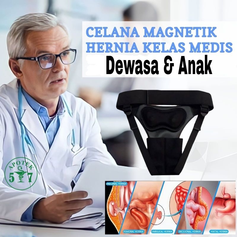 Celana Hernia Pria Dewasa Butterfly Magnetik