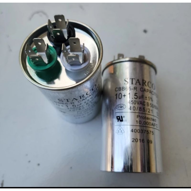 CAPASITOR AC 10UF+1,5UF