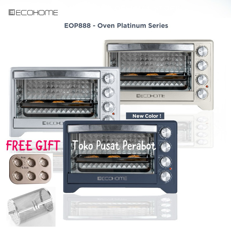 ECOHOME Oven Listrik ECOHOME Electric Oven Platinum EOP-888 - 38 Liter