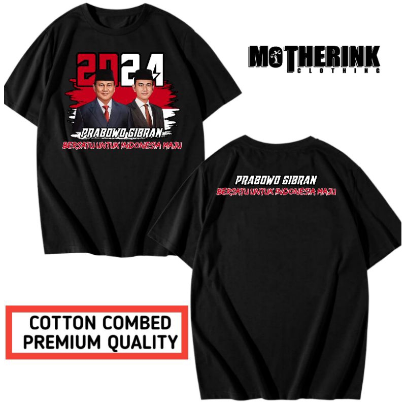 Kaos Capres Cawapres Pragib - Kaos Prabowo - Kaos Keren Prabowo - Kaos Viral Prabowo