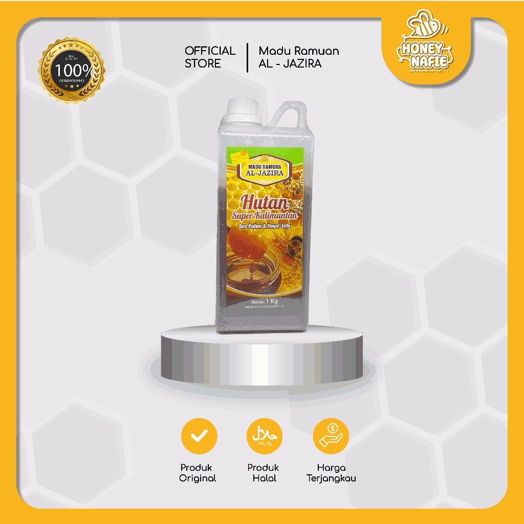 

Madu Mix Ramuan Al-Jazira Hutan Super Kalimantan Bee Pollen & Royal Jelly