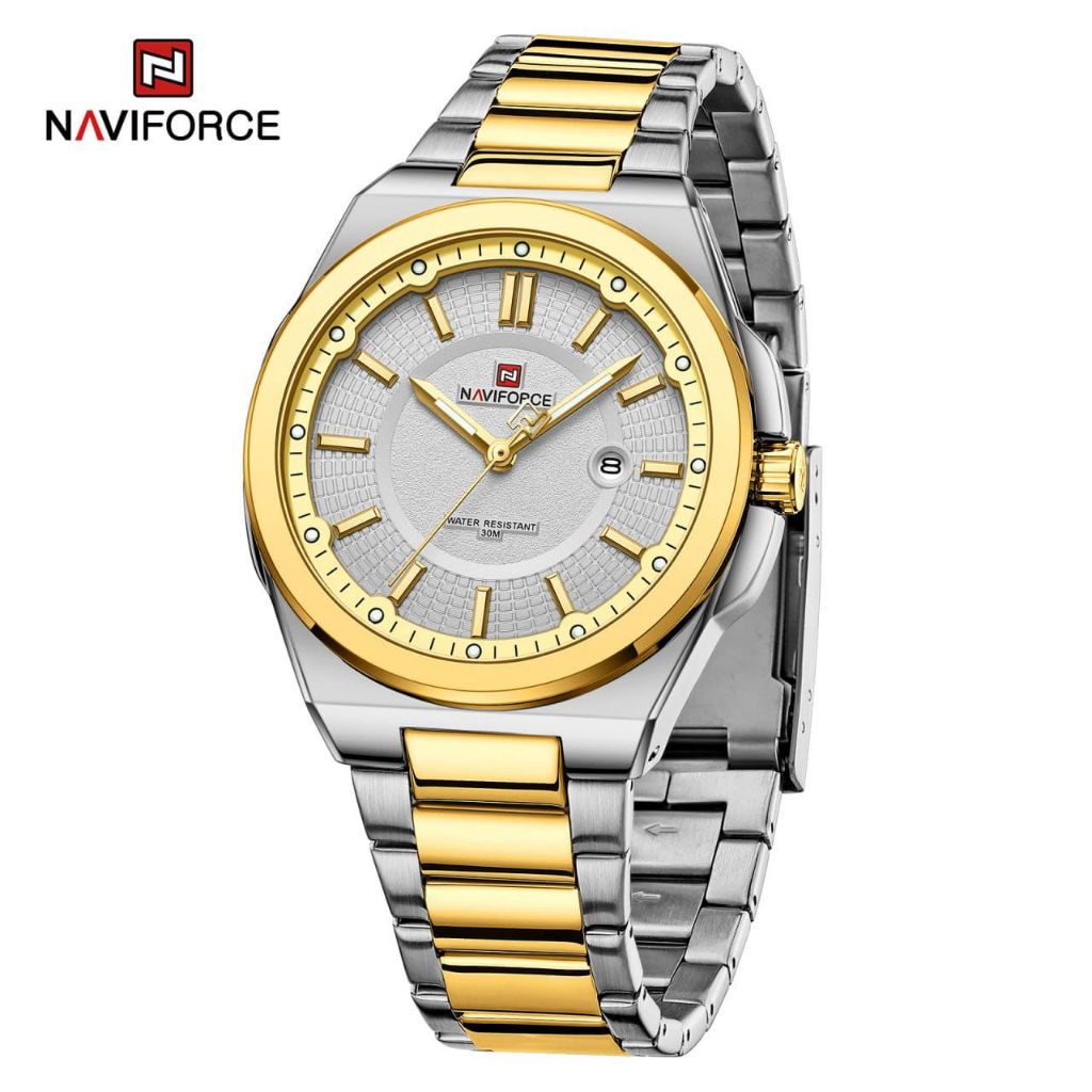 [ BISA COD ] JAM TANGAN PRIA ORIGINAL NAVIFORCE NF-9212 / NF 9212 WATERPROOF 3 ATM TANGGAL AKTIF ANA