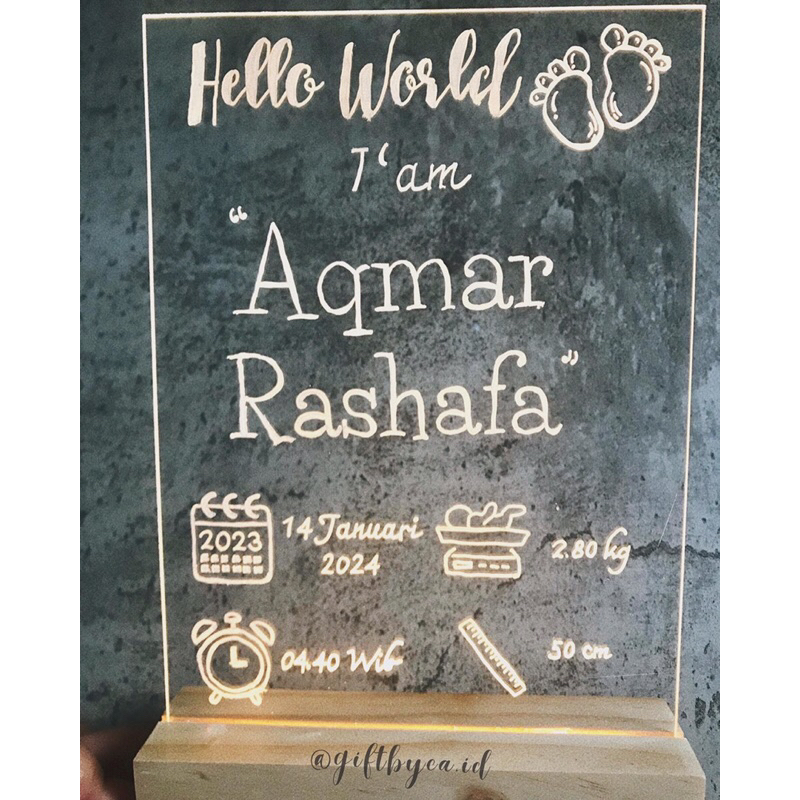 

Gift box acrylic custom || gift wisudah, ultah, wedding, dll