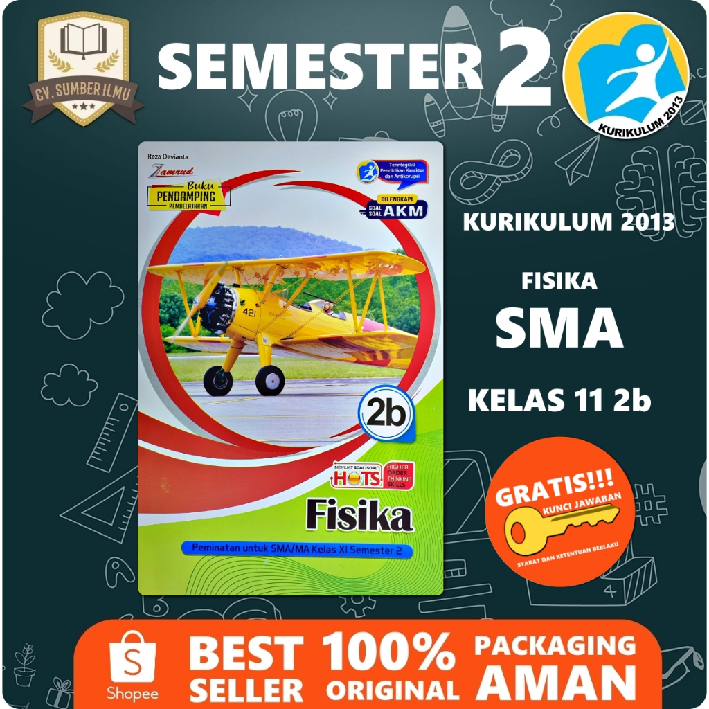 LKS FISIKA SMA KELAS XI 11 SEMESTER 2 K13 | Zamrud PUTRA NUGRAHA