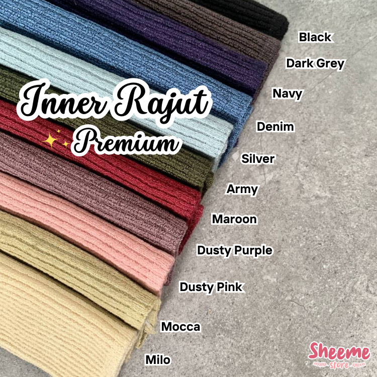 Premium Inner Rajut / Knit / Daleman Kerudung