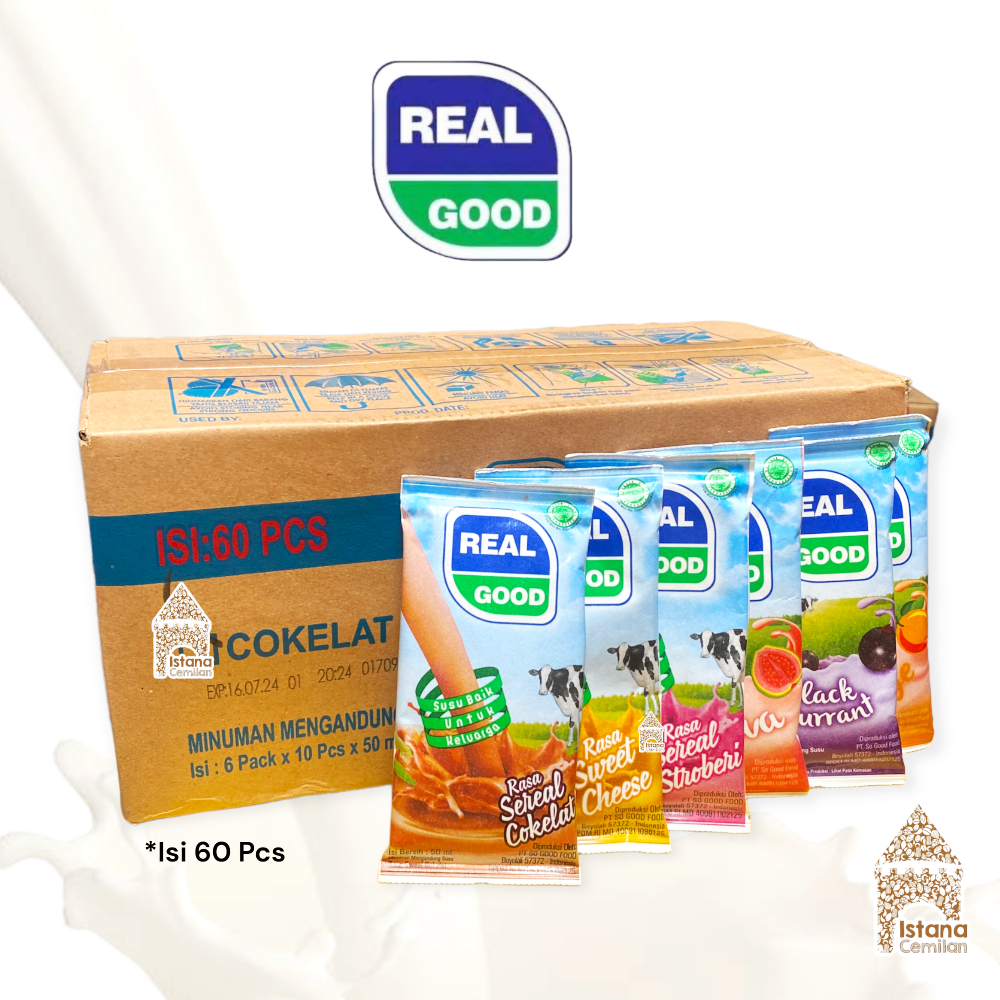 

Real Good Susu Bantal Chocolate / Strawberry / Sweet Cheese (isi 60 pcs)