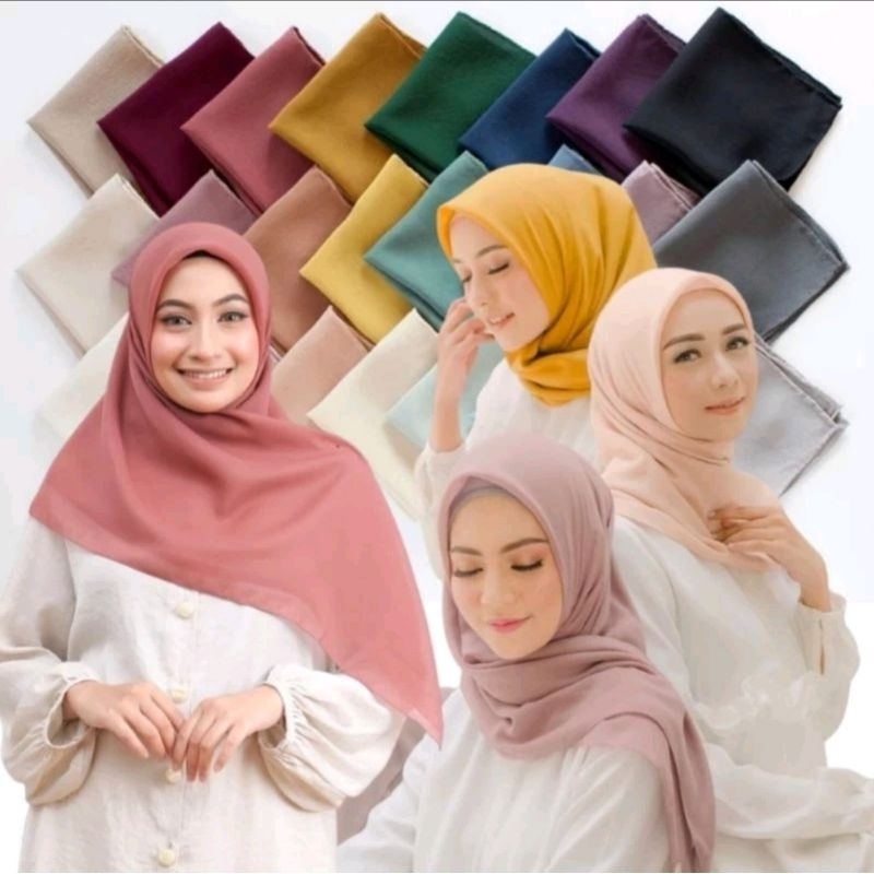PAKET USAHA BELLA SQUARE HIJAB MURAH