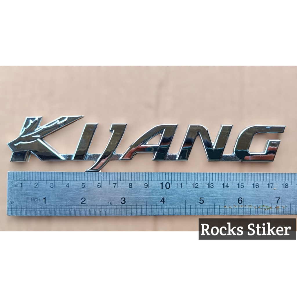 Emblem Logo Tulisan mobil  Kijang Innova bagasi belakang langsung tempel / Emblem Kijang Innova Bela