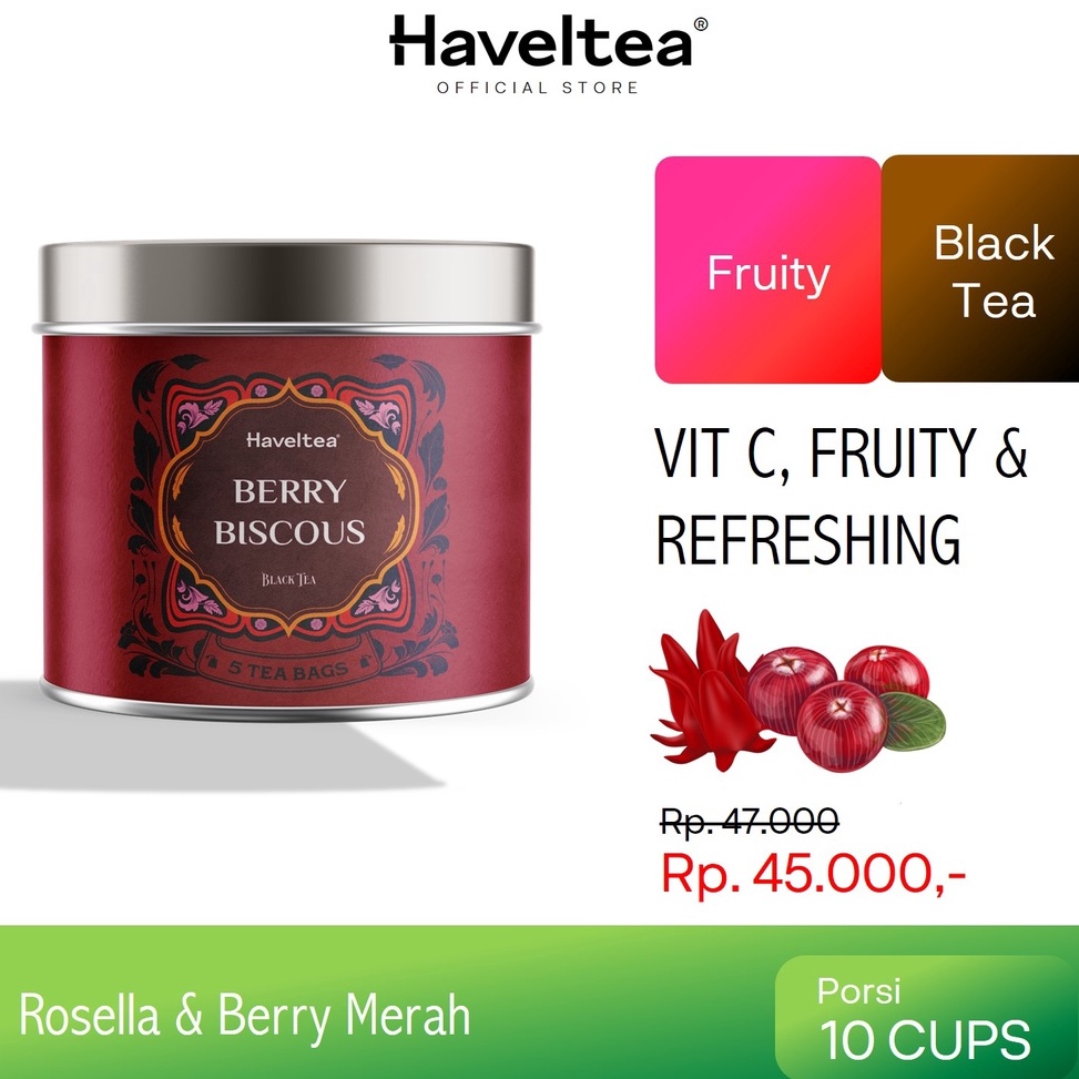 

Sale Trxa1A9m BERRYBISCOUS Mini Tin Haveltea Fruit Tea Berry Hibiscus