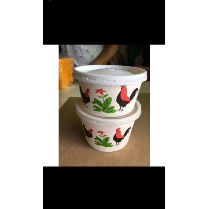 Mangkok Kertas 17oz || Mangkok Ayam 17oz || Paper Bowl 17oz