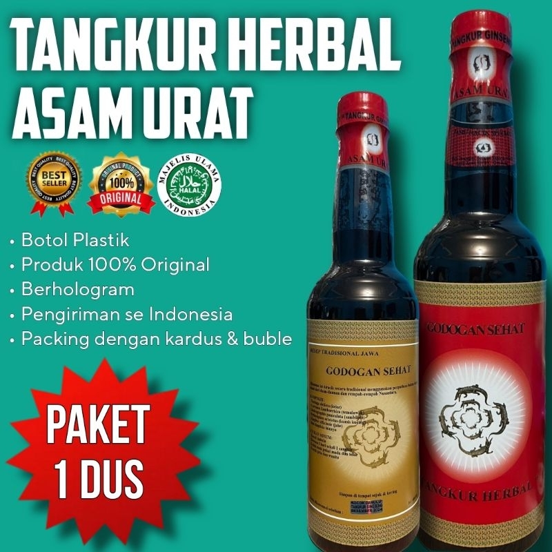 

JAMU TANGKUR HERBAL ASAM URAT TERMURAH (PAKET 1 DUS / 12 BOTOL)
