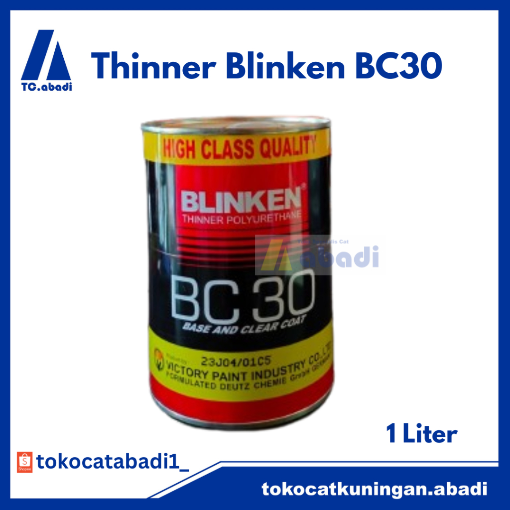 THINNER BLINKEN BC 30 / PENGENCER CAT / PERNIS BLINKEN PU - 1 Liter