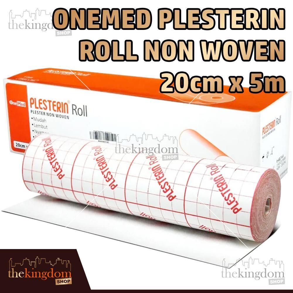 Onemed Plesterin 20cm x 5m Roll Non Woven Alat P3K Plester Luka Gulung Plaster Perban