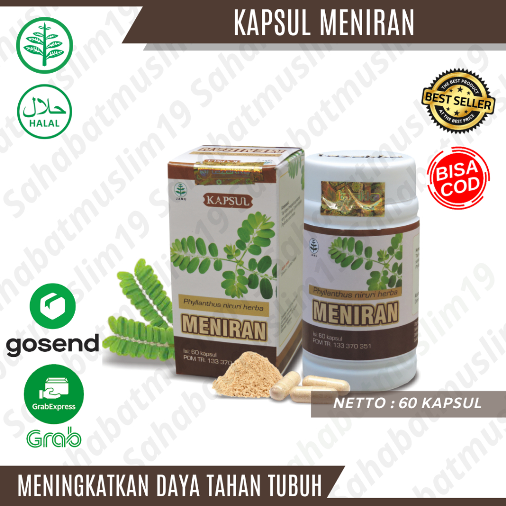 Kapsul Meniran Tazakka Obat Herbal Untuk  Daya Tahan Tubuh Alami Ampuh Original