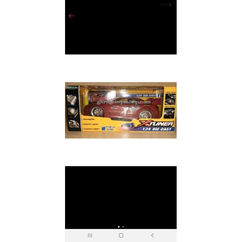 Kentoys 1:24 Diecast Mazda RX8 MODIF
