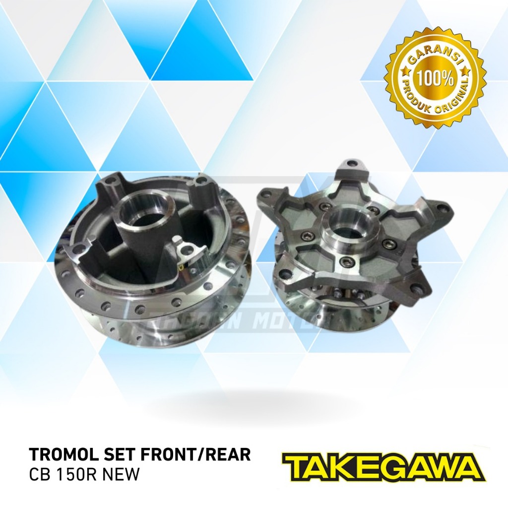 Tromol Set Cb150R New / Old Depan Belakang Takegawa