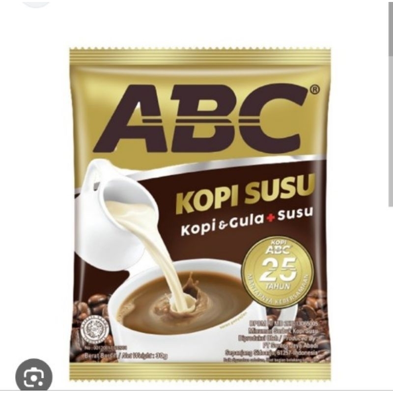 

Kopi ABC Susu Saset isi 10pcs