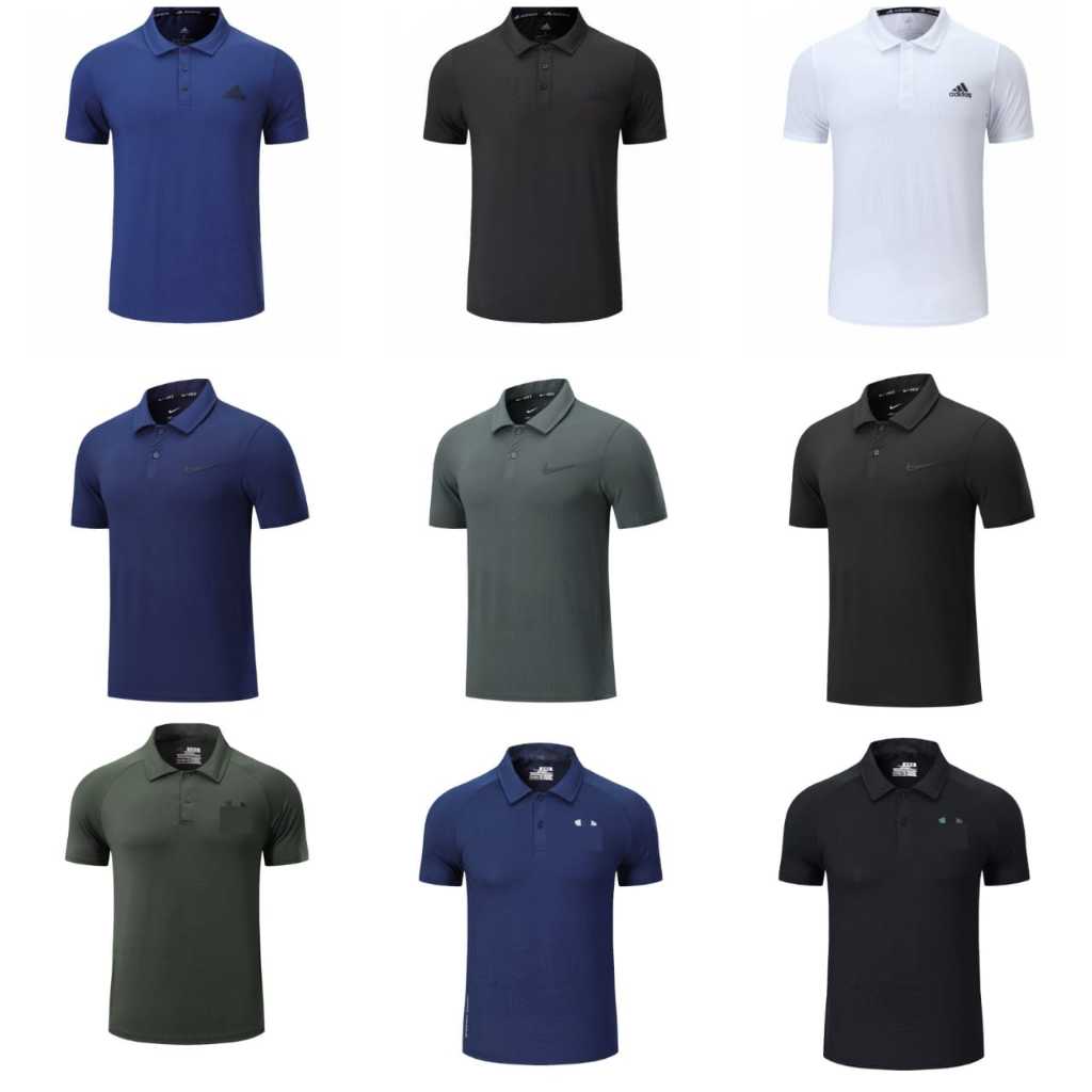 BAJU OLAHRAGA PRIA / ATASAN OLAHRAGA POLO / KAOS POLO PRIA T-SHIRT GRUP VARIAN 4