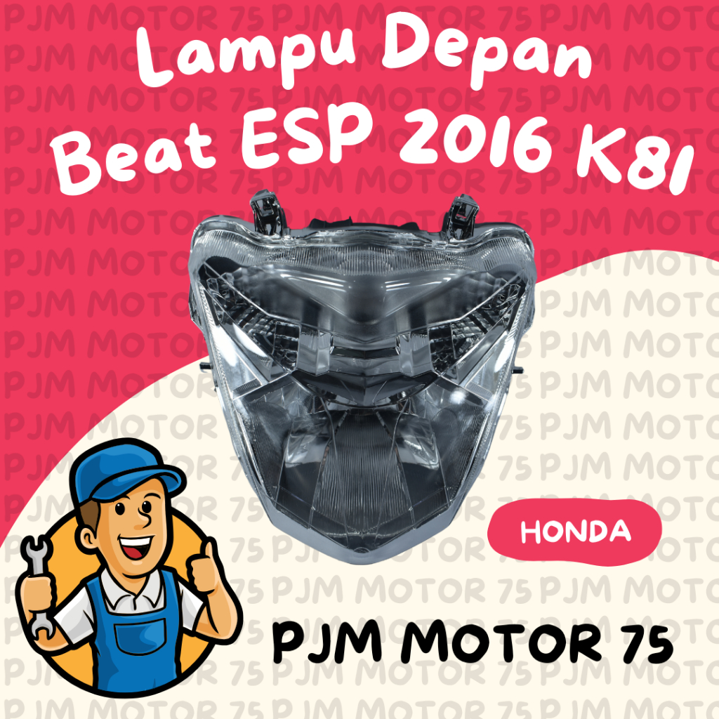 Lampu Depan / Reflektor Sepeda Motor Beat ESP 2016 K81