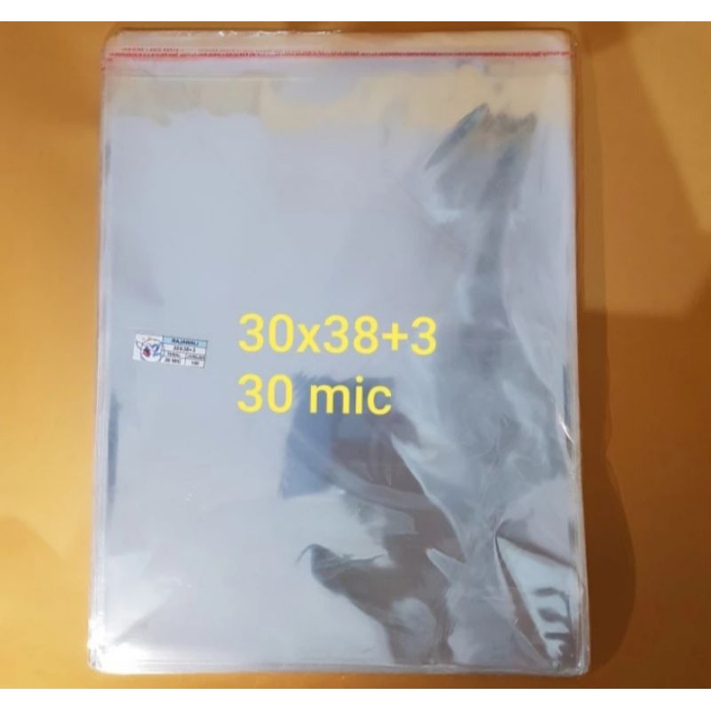 

Plastil OPP RAJAWALI UK. 30X38+3, 30mic