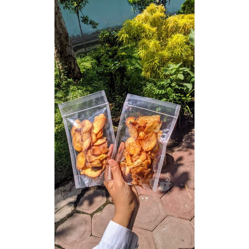 

cassava chips five(keripik singkong remaja muda)