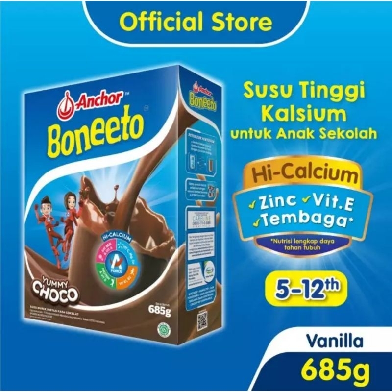 

Boneto Vanila/Cokelat 685gr Kotak