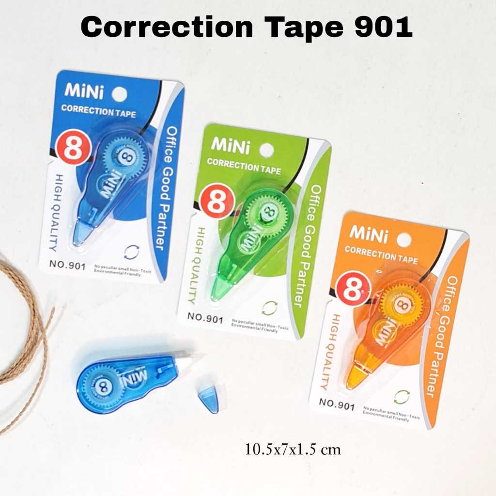 

MJ Tipex Fancy Mini 5x8 / Correction Tape / Tipex Roll / Tipex Kertas