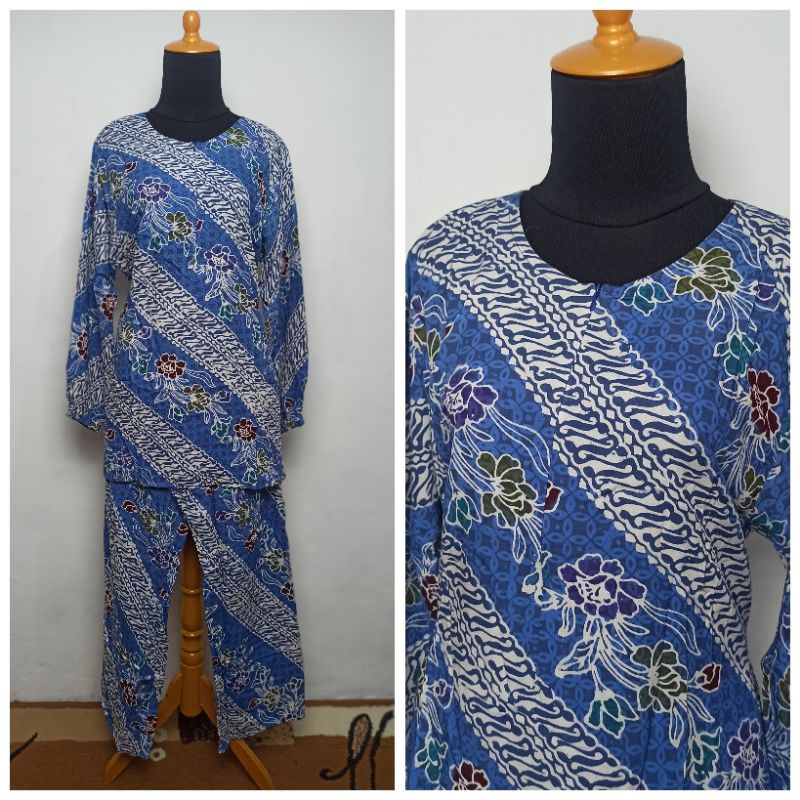 One Set SCP Batik Motif Seno - Batik Cap Pekalongan