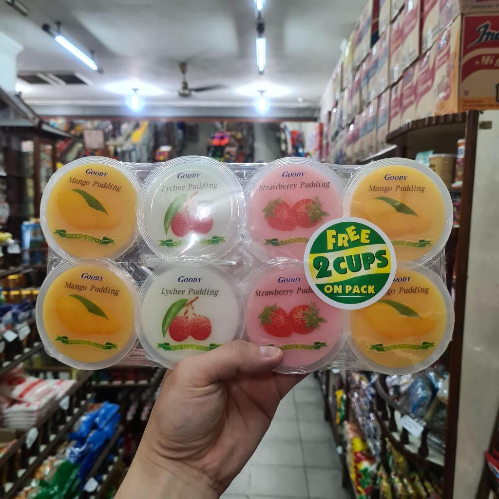 

GOODY NATA DE COCO DESSERT PUDING MIX PACK 6 CUPS FREE 2 CUPS x 80 g