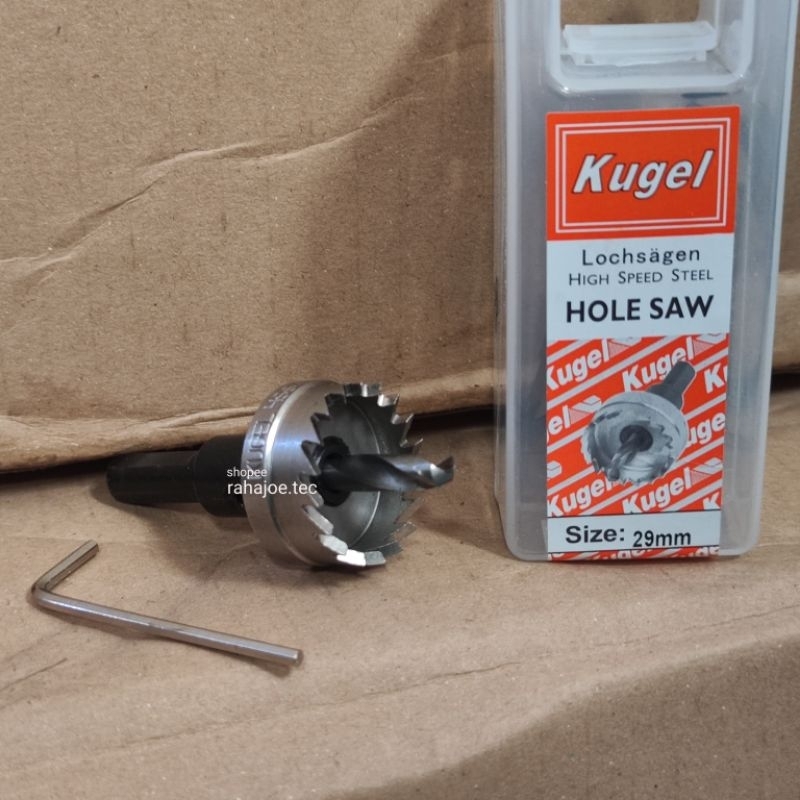 Mata Bor Hole Saw HSS Kugel 29mm - Alat Pelubang Lubang Besi 29 mm