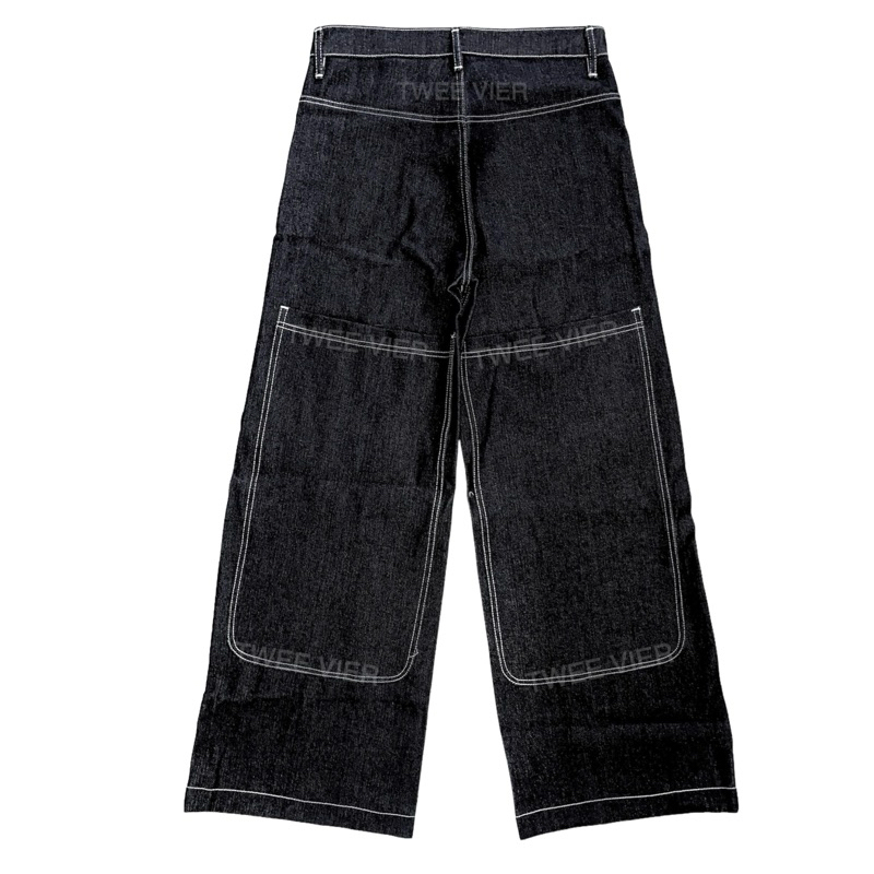 (Pre Order) Double Pocket Wide Leg Jeans  | Celana Skate seperti y2k JNCO
