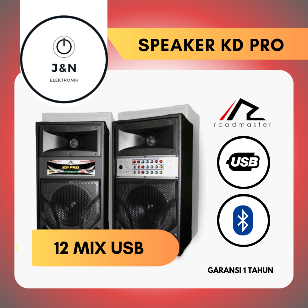 SPEAKER AKTIF ROADMASTER KD PRO 12 MIX USB