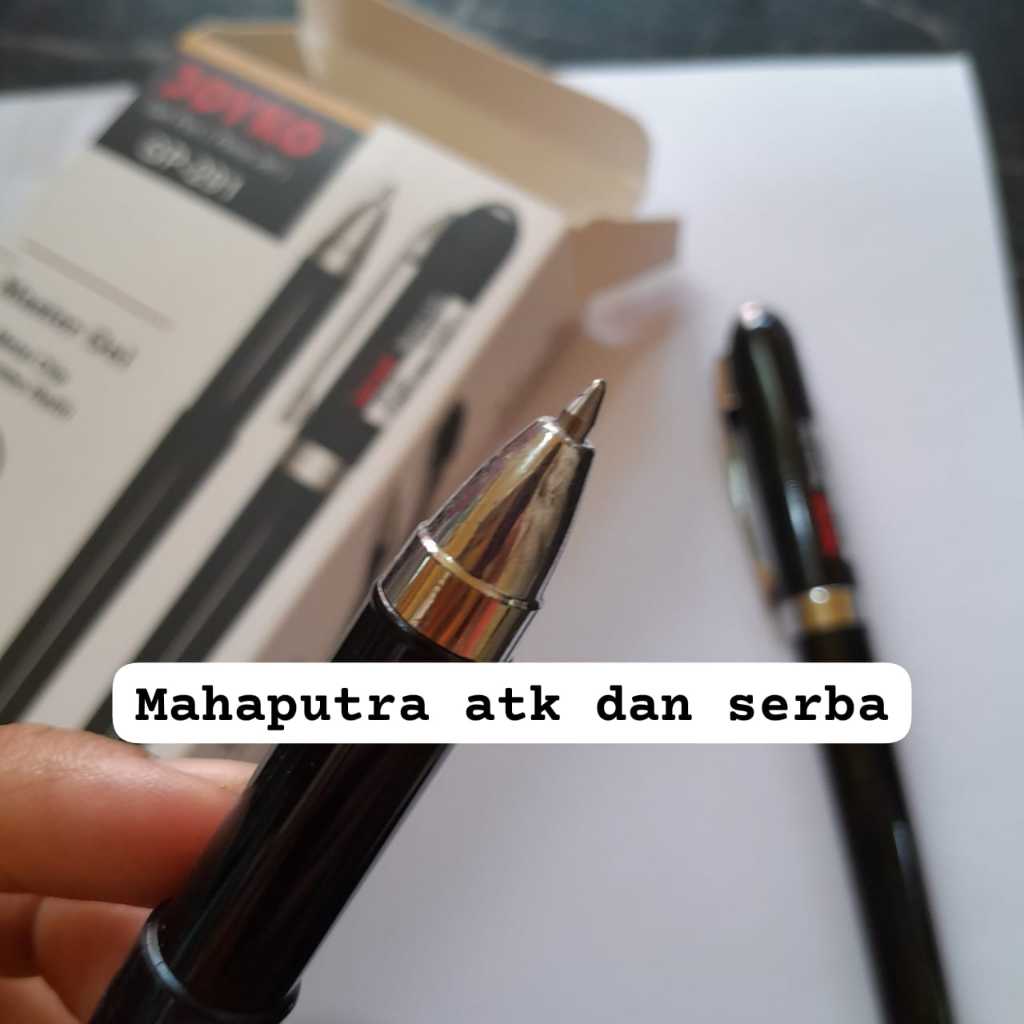 

Pen Pena Pulpen Gel Tanda Tangan 0.7 Master Gel Pen JOYKO GP291-pc